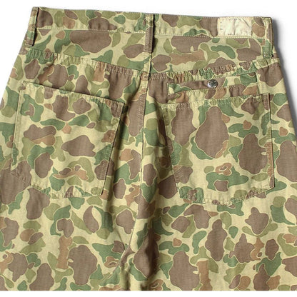 Kapital Hunter Camouflage Herringbone Port Baggy Pants