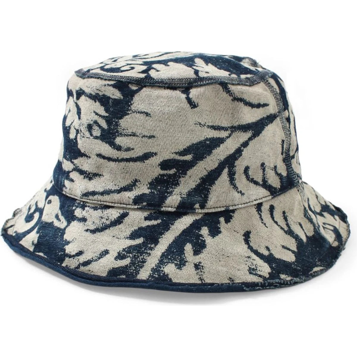 Kapital IDG Dense Jersey Damask Discharge Print Bucket Hat (Short Brim)