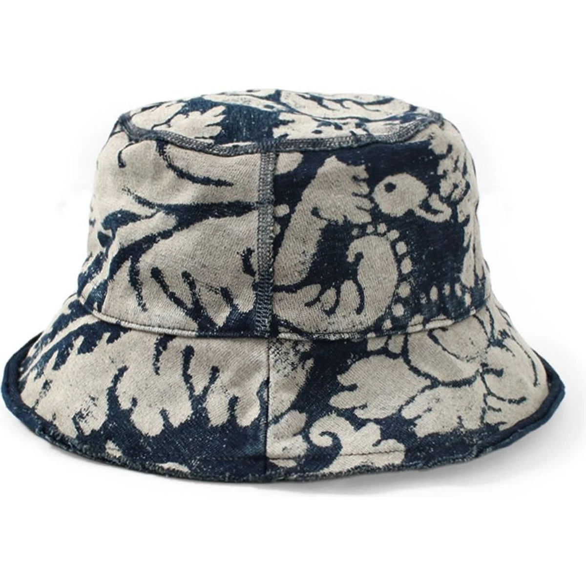Kapital IDG Dense Jersey Damask Discharge Print Bucket Hat (Short Brim)