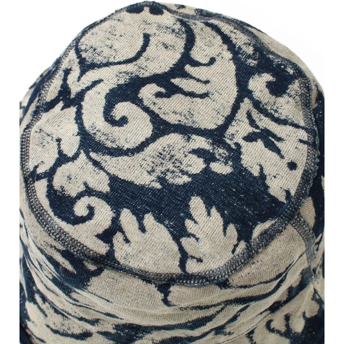 Kapital IDG Dense Jersey Damask Discharge Print Bucket Hat (Short Brim)
