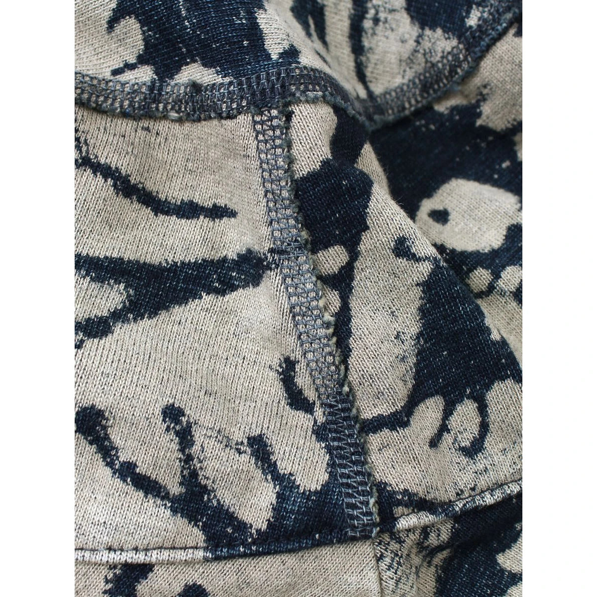 Kapital IDG Dense Jersey Damask Discharge Print Bucket Hat (Short Brim)