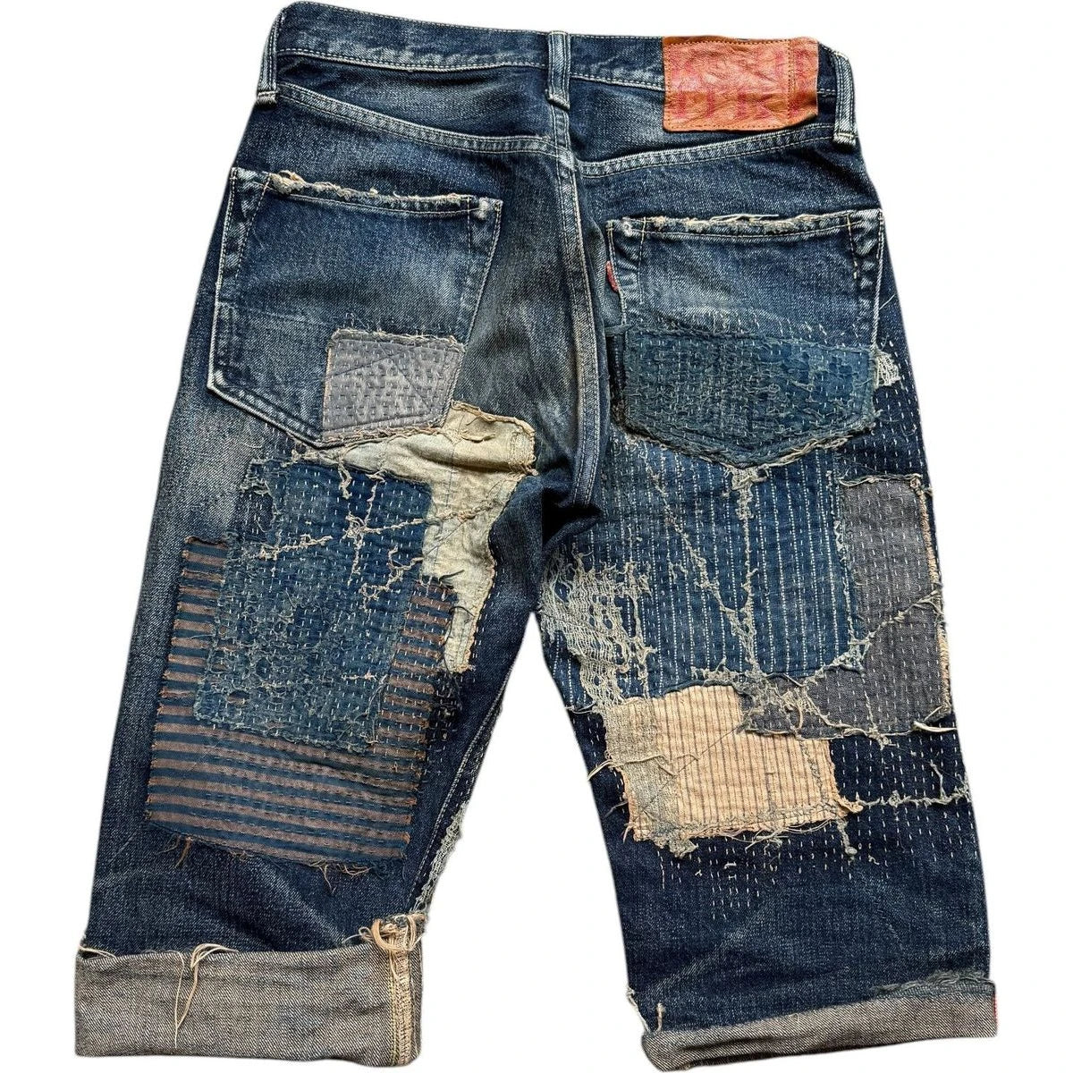 Kapital IDG Selvedge Boro Shorts