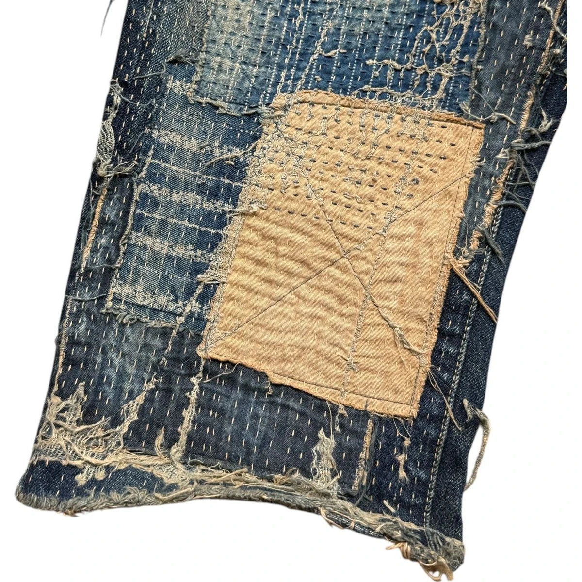 Kapital IDG Selvedge Boro Shorts