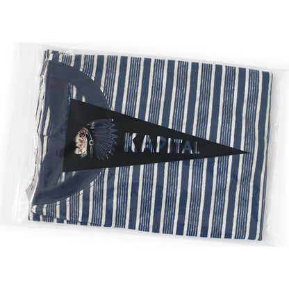 Kapital Idg Striped Jersey Sleeveless T Shirt