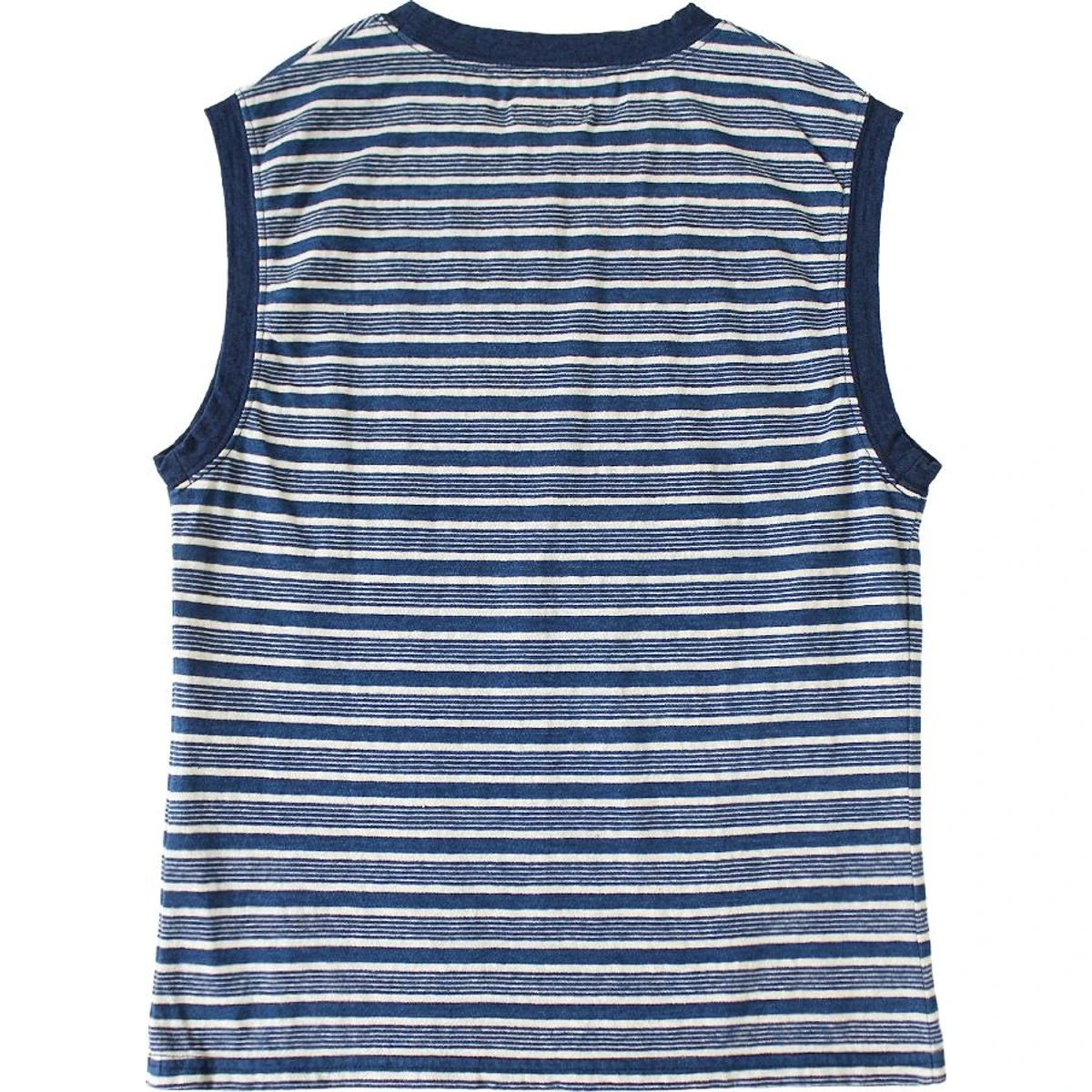 Kapital Idg Striped Jersey Sleeveless T Shirt