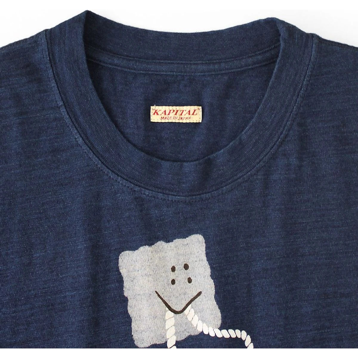 Kapital IDG Jersey Crew T Shirt (Peckish Anchor Print)
