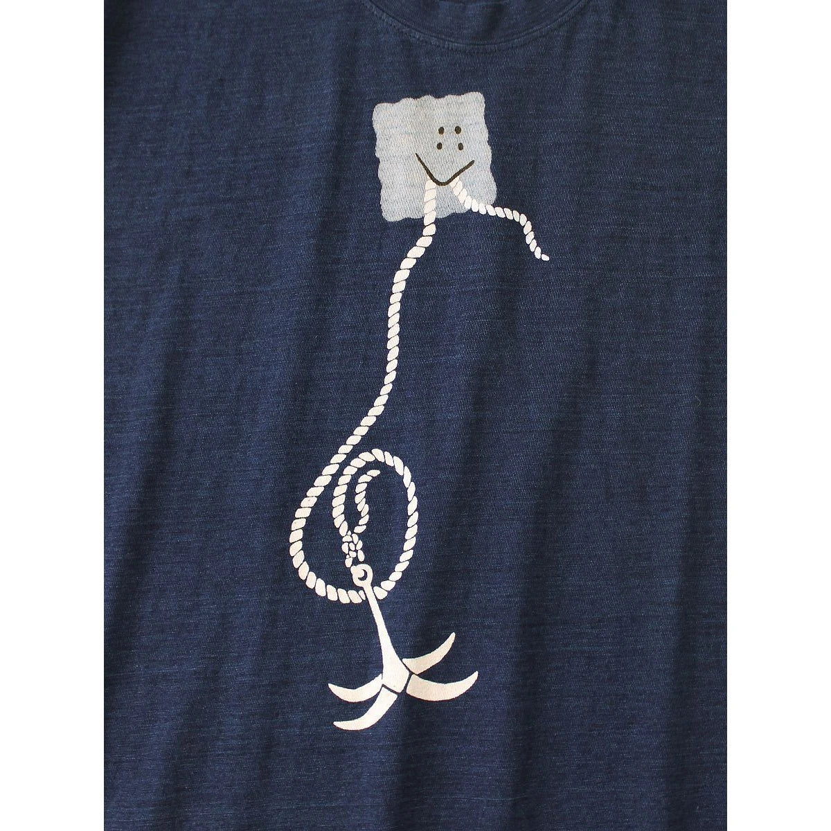 Kapital IDG Jersey Crew T Shirt (Peckish Anchor Print)