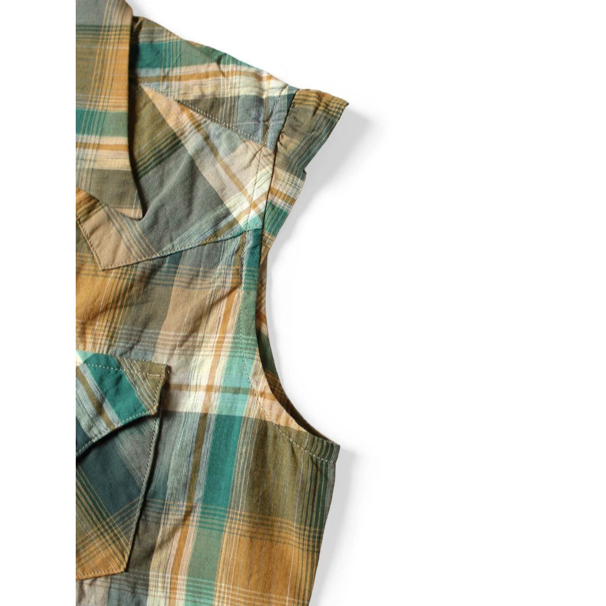 Kapital Ikat Check Love Ly Western Shirt