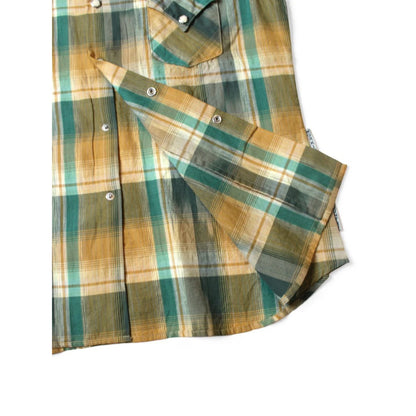 Kapital Ikat Check Love Ly Western Shirt