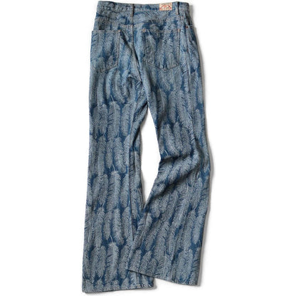 Kapital Indigo 12oz 5P Okabellbo Magpie Feather Denim Pants