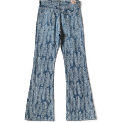 Kapital Indigo 12oz 5P Okabellbo Magpie Feather Denim Pants
