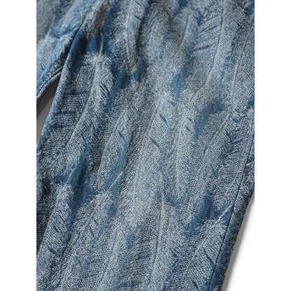 Kapital Indigo 12oz 5P Okabellbo Magpie Feather Denim Pants