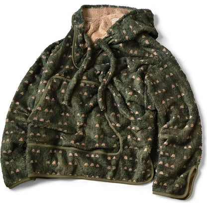 Kapital Iris Print Tsume-Shobu Fleece Baja Hoodie