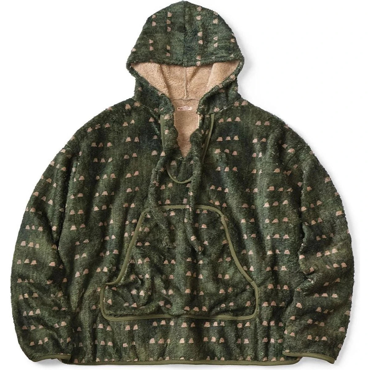 Kapital Iris Print Tsume-Shobu Fleece Baja Hoodie