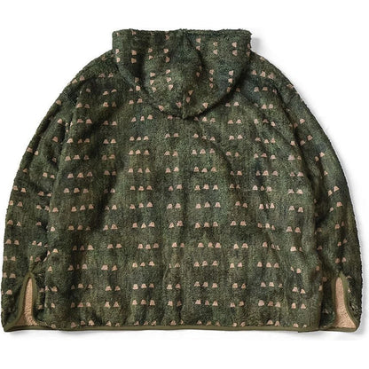 Kapital Iris Print Tsume-Shobu Fleece Baja Hoodie