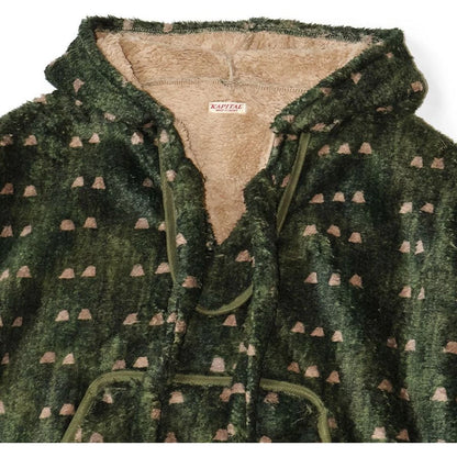 Kapital Iris Print Tsume-Shobu Fleece Baja Hoodie
