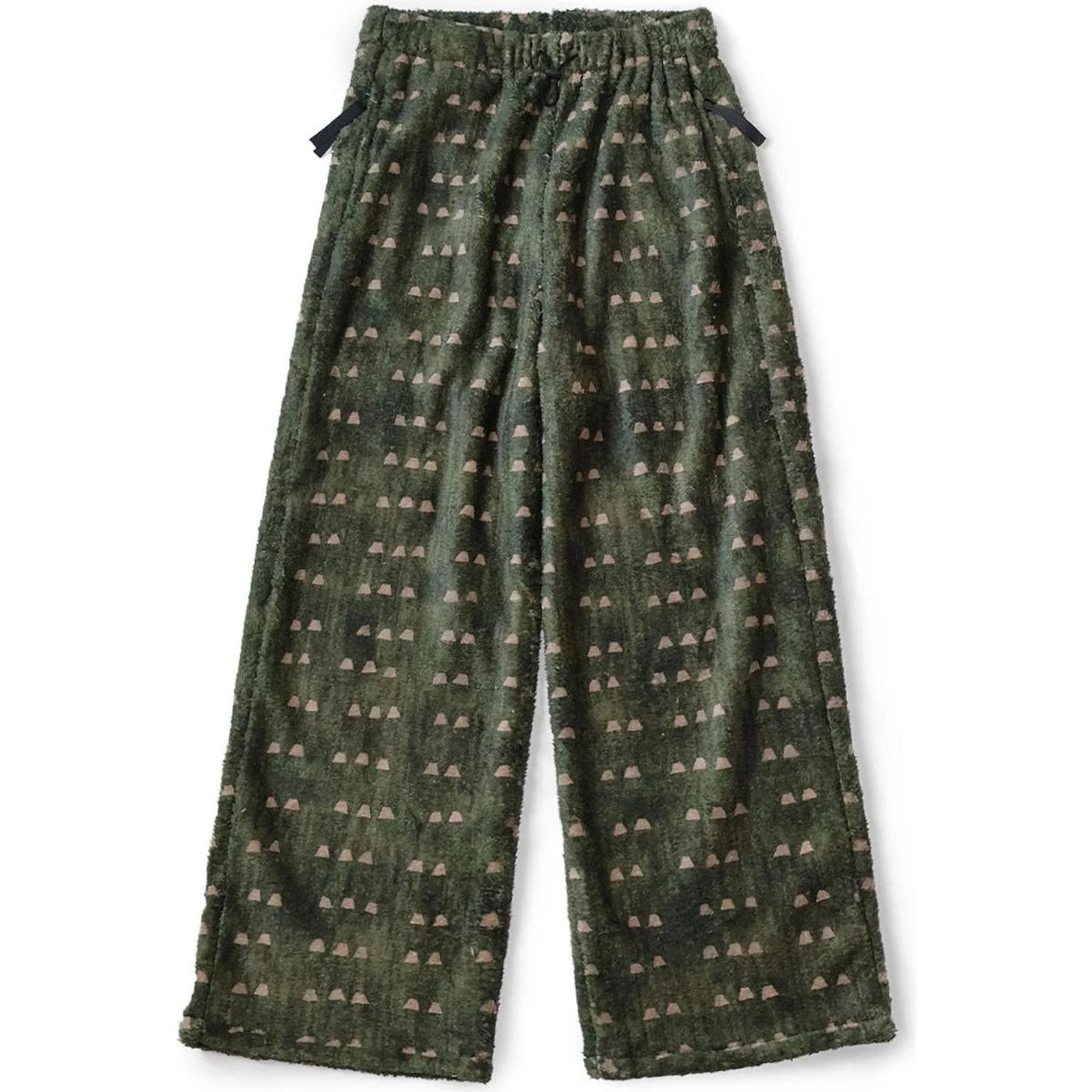 Kapital Iris Print Tsume-Shobu Fleece Easy Straight Pants