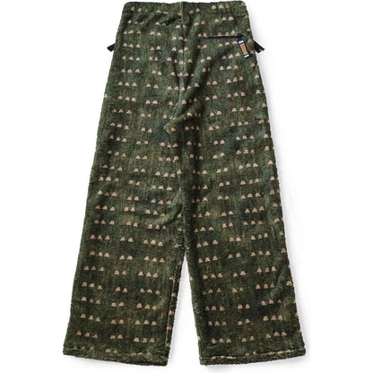 Kapital Iris Print Tsume-Shobu Fleece Easy Straight Pants