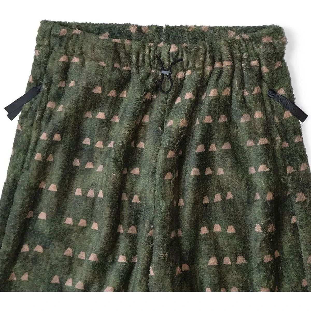 Kapital Iris Print Tsume-Shobu Fleece Easy Straight Pants