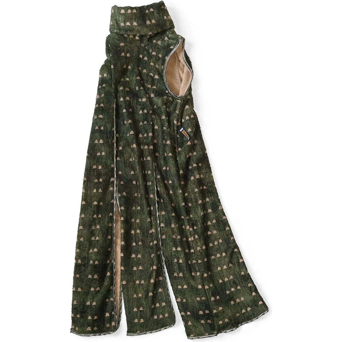 Kapital Iris Print Tsume-Shobu Fleece Lamp Dress