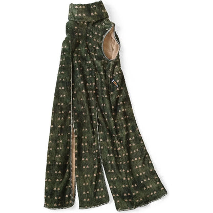 Kapital Iris Print Tsume-Shobu Fleece Lamp Dress