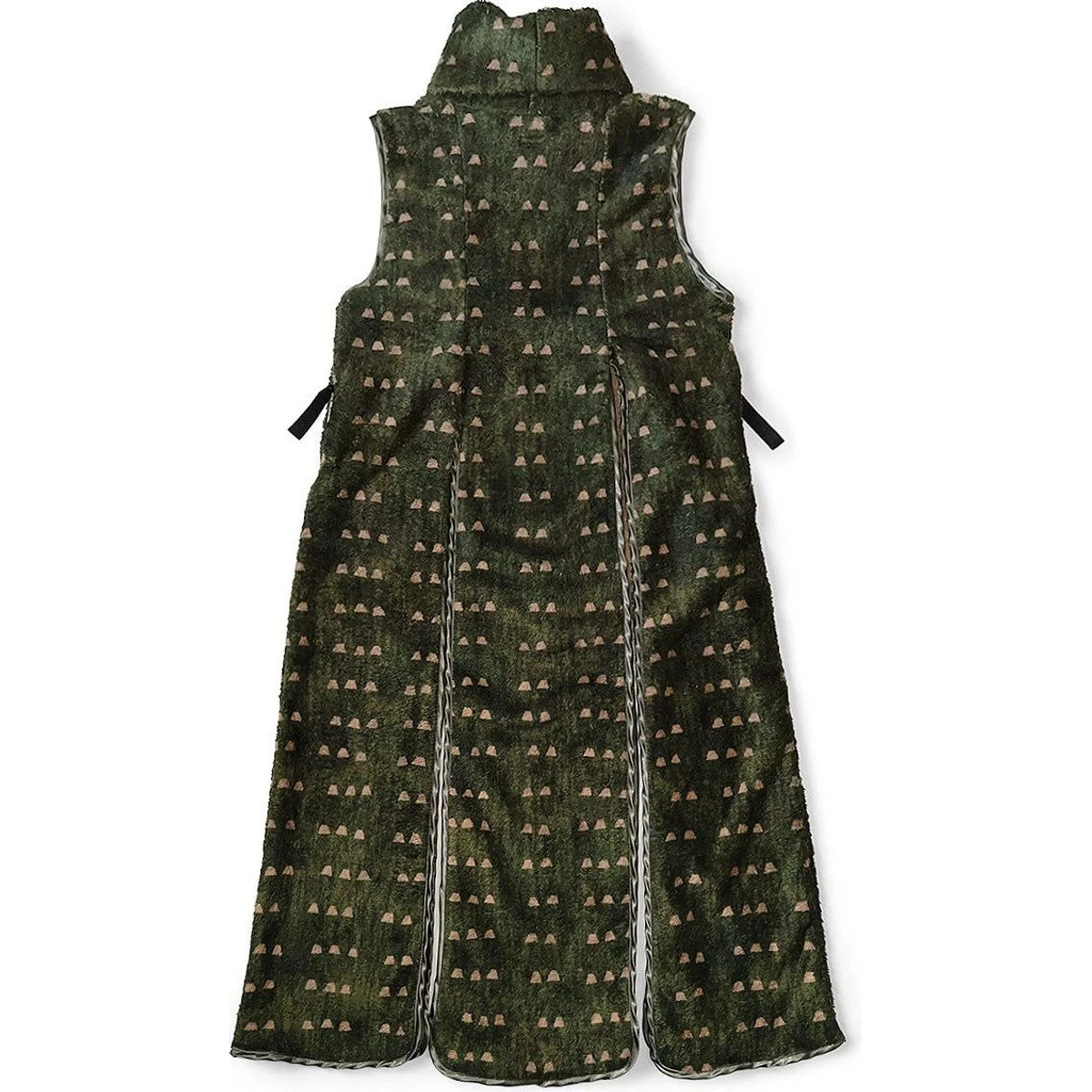 Kapital Iris Print Tsume-Shobu Fleece Lamp Dress