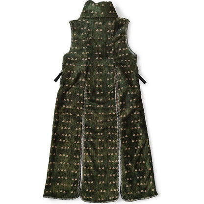 Kapital Iris Print Tsume-Shobu Fleece Lamp Dress