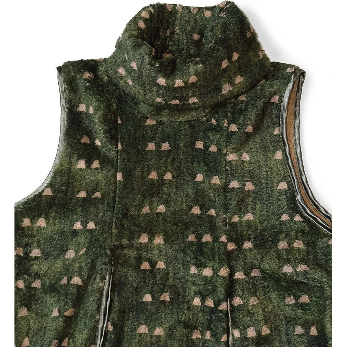 Kapital Iris Print Tsume-Shobu Fleece Lamp Dress