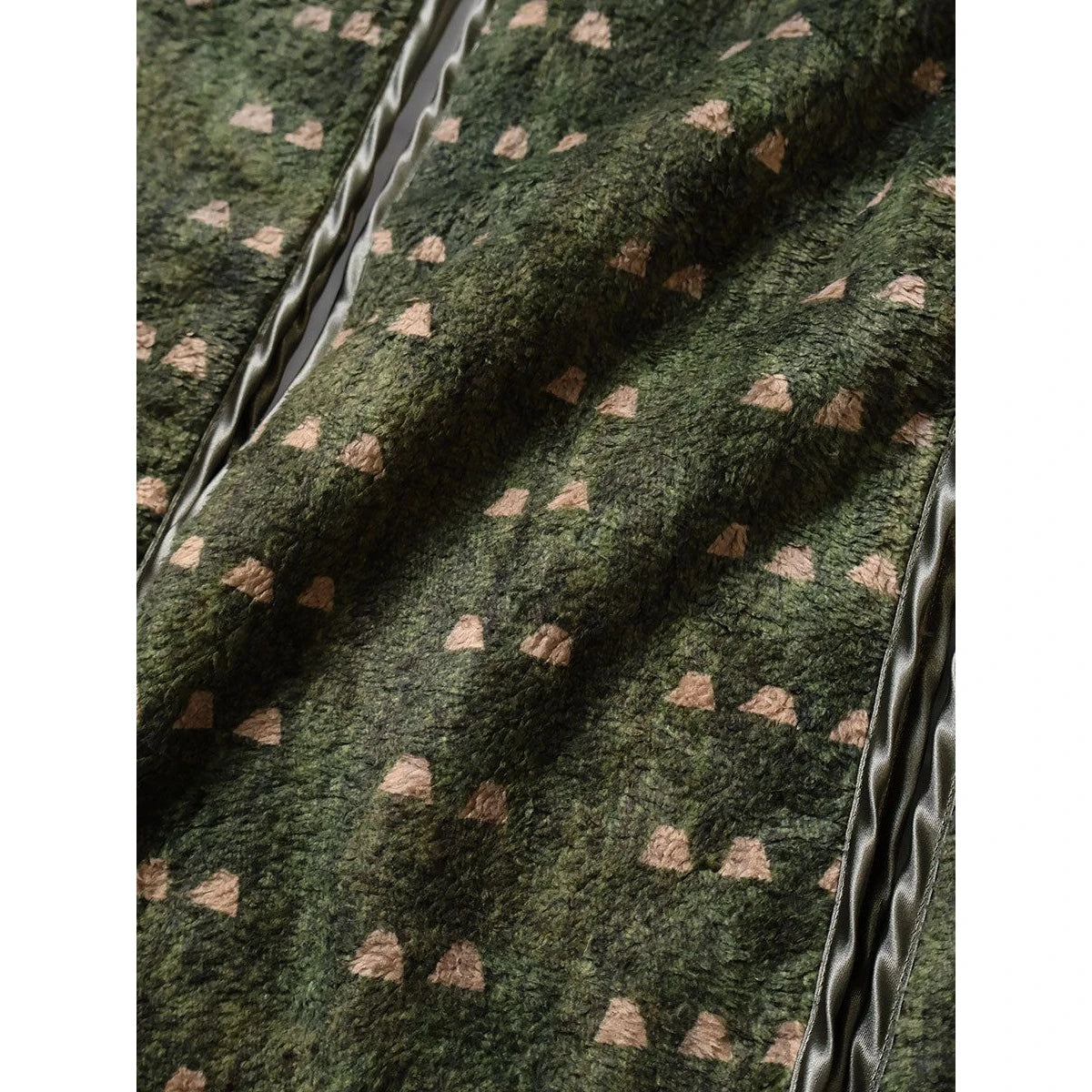 Kapital Iris Print Tsume-Shobu Fleece Lamp Dress