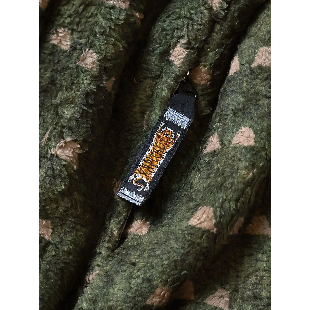 Kapital Iris Print Tsume-Shobu Fleece Lamp Dress