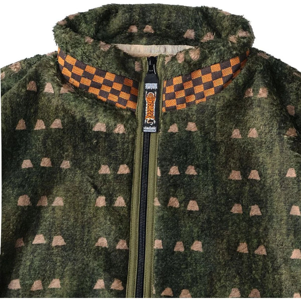 Kapital Iris Print Tsume-Shobu Fleece Zip Jacket