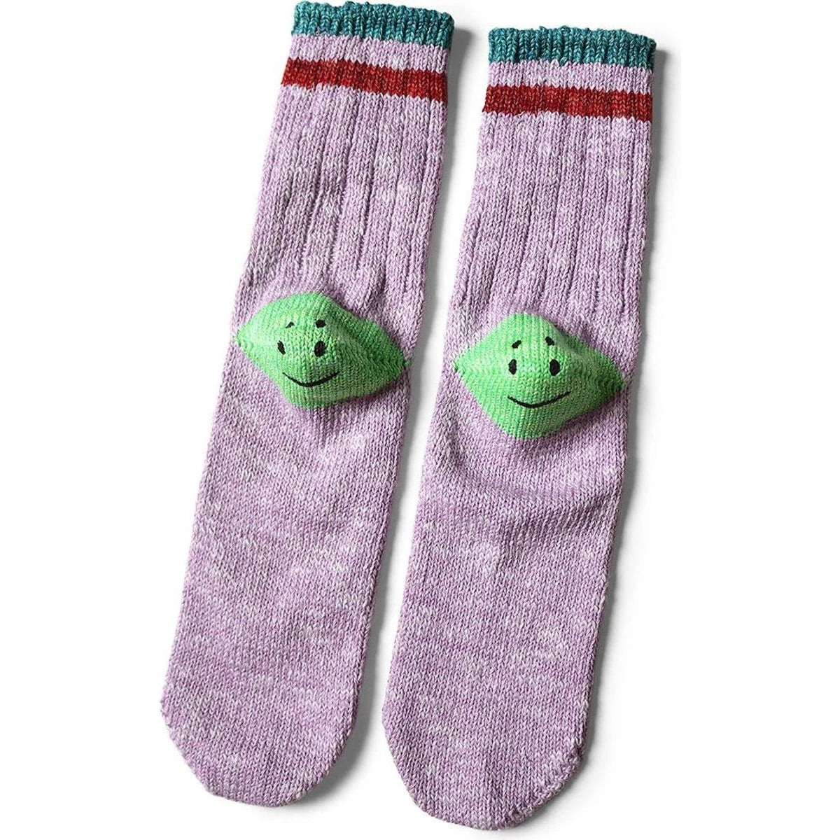 Kapital Ivy Rainbowy Smile Happy Heel Hold Socks