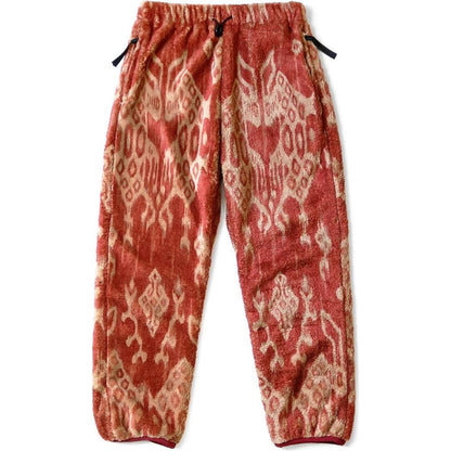 Kapital Java Kasuri Pattern Fleece Easy Pants
