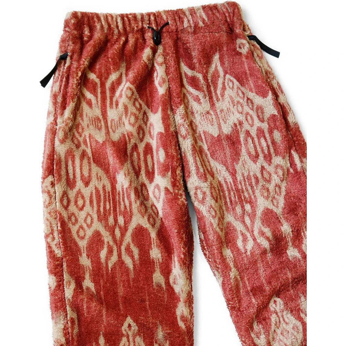 Kapital Java Kasuri Pattern Fleece Easy Pants