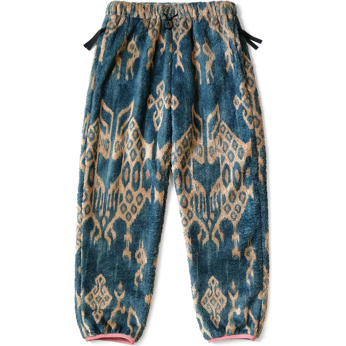 Kapital Java Kasuri Pattern Fleece Easy Pants