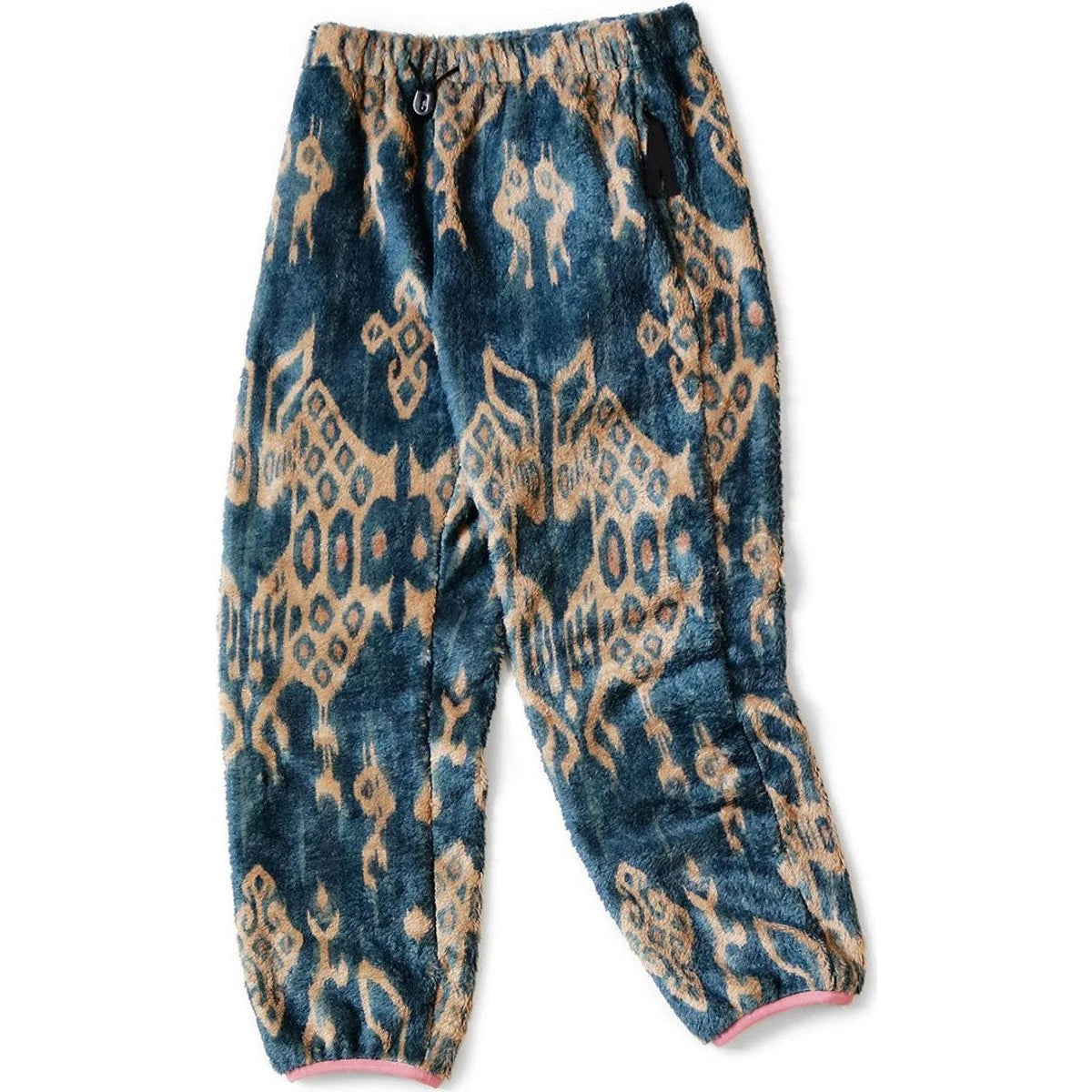 Kapital Java Kasuri Pattern Fleece Easy Pants