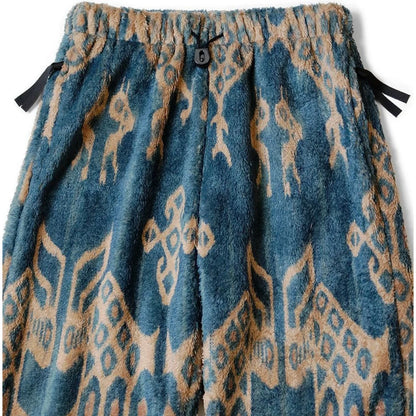 Kapital Java Kasuri Pattern Fleece Easy Pants