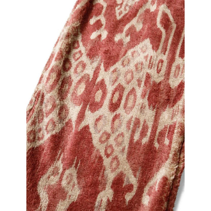 Kapital Java Kasuri Pattern Fleece Easy Straight Pants