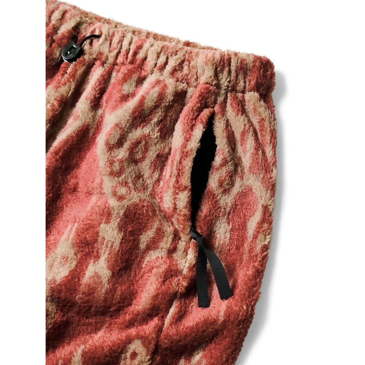 Kapital Java Kasuri Pattern Fleece Easy Straight Pants