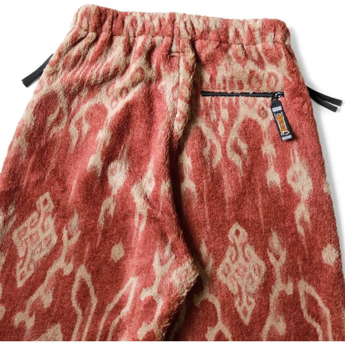 Kapital Java Kasuri Pattern Fleece Easy Straight Pants