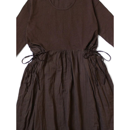 Kapital Jersey And Double Gauze Butter Dress