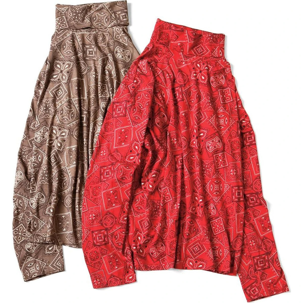 Kapital Jersey Cookie Bandana Pt High Neck Long T