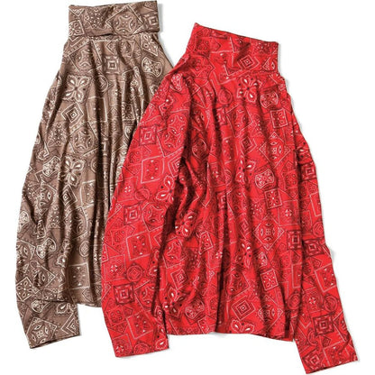 Kapital Jersey Cookie Bandana Pt High Neck Long T