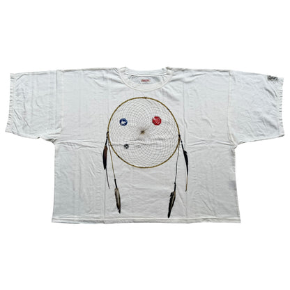Kapital Jersey Crew Huge Tee (Kob Web Peace Catcher 4 Feather Print)
