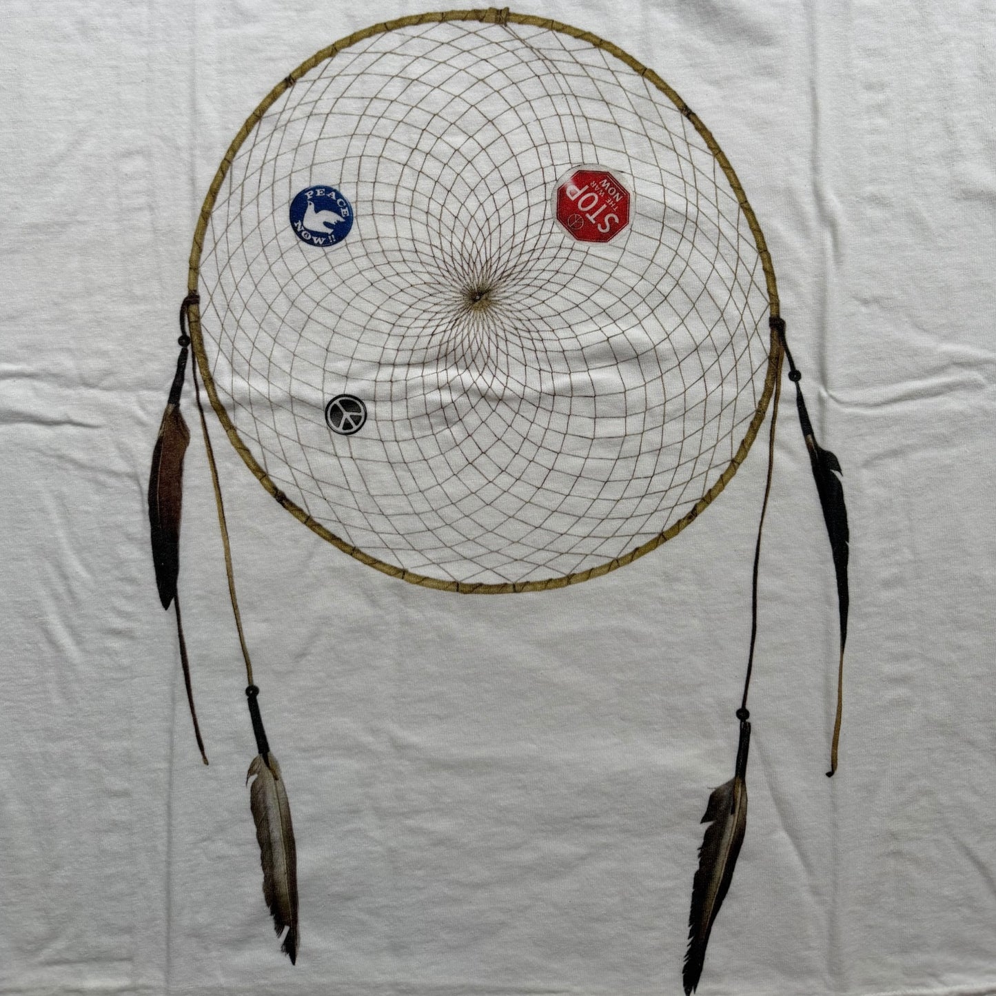 Kapital Jersey Crew Huge Tee (Kob Web Peace Catcher 4 Feather Print)