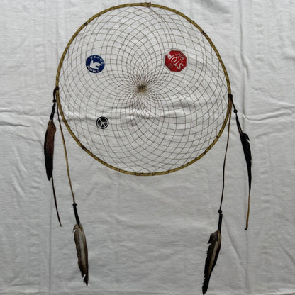Kapital Jersey Crew Huge Tee (Kob Web Peace Catcher 4 Feather Print)