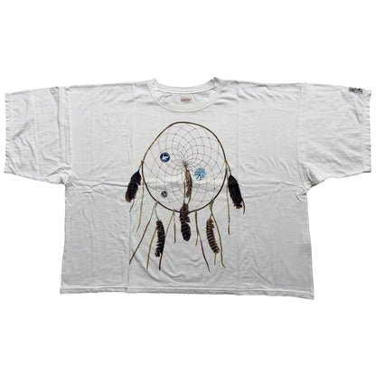 Kapital Jersey Crew Huge Tee (Kob Web Peace Catcher 6 Feather Print)
