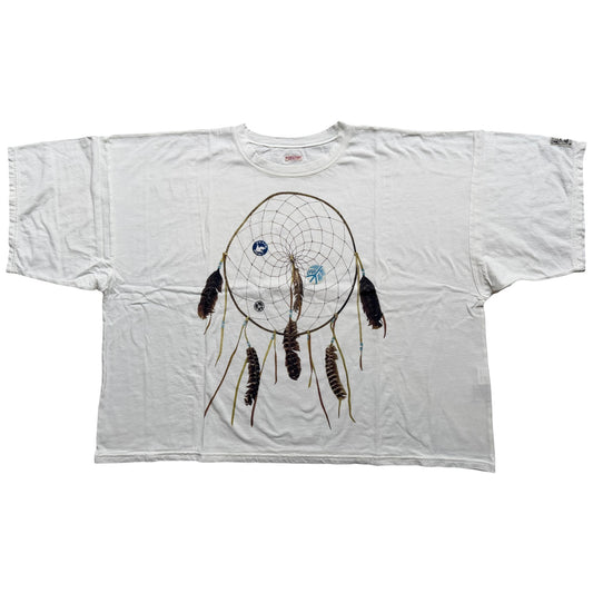 Kapital Jersey Crew Huge Tee (Kob Web Peace Catcher 6 Feather Print)