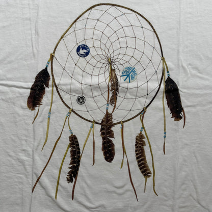 Kapital Jersey Crew Huge Tee (Kob Web Peace Catcher 6 Feather Print)