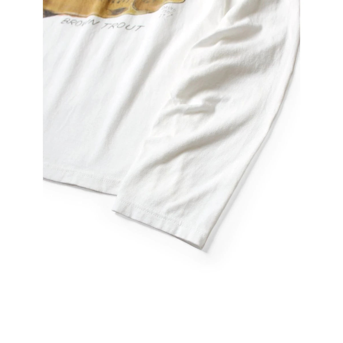 Kapital Jersey Crew Long Sleeve T-Shirt (2 Trout Peckish Rainbowy Print)
